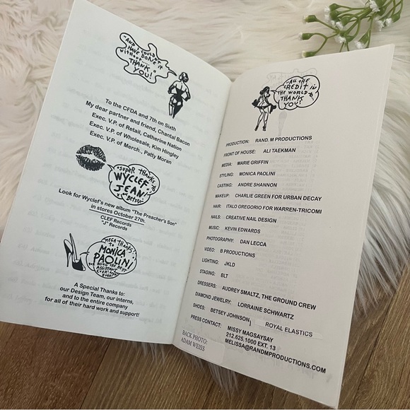 Betsey Johnson Fashion Show Pamphlet - Picture 4 of 5